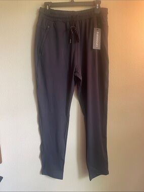 Men's blackJogger Pants - Stretch Drawstring Waist adult small